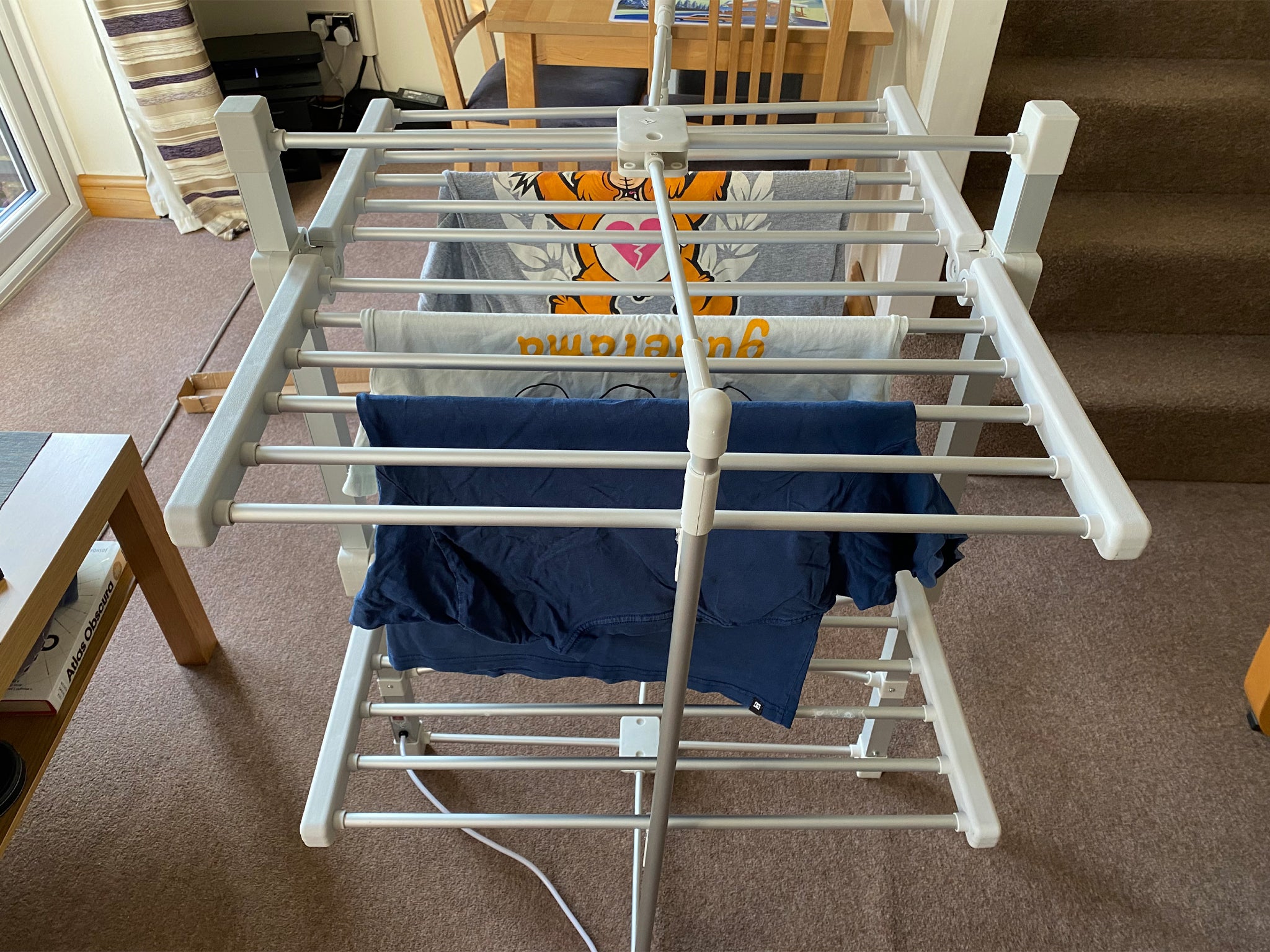 Dunelm heated clothes airer review From design to drying power